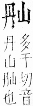 字彙 卷四．山部．頁27．左