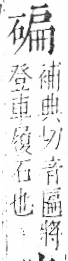 字彙 卷八．石部．頁77．右