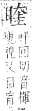 字彙 卷八．目部．頁61．左