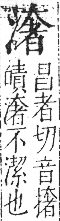 字彙 卷七．水部．頁36．右