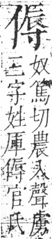 字彙 卷二．人部．頁36．右