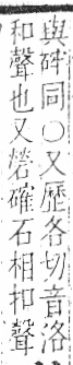 字彙 卷八．石部．頁78．右