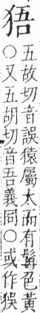 字彙 卷七．犬部．頁80．右