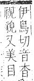 字彙 卷八．目部．頁62．左