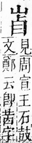 字彙 卷四．山部．頁31．右