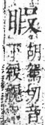 字彙 卷八．目部．頁61．右