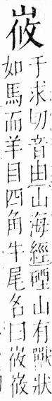 字彙 卷四．山部．頁31．左