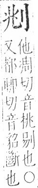 字彙 卷二．刀部．頁61．左