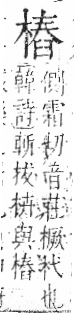 字彙 卷六．木部．頁51．右