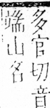 字彙 卷四．山部．頁36．右