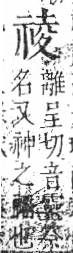 字彙 卷八．示部．頁87．右