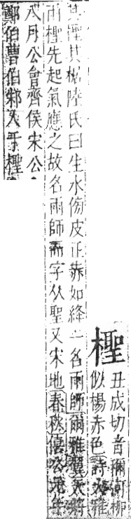 字彙 卷六．木部．頁57．右