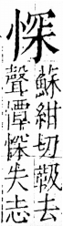 字彙 卷五．心部．頁11．左