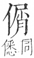 字彙 卷二．人部．頁36．右