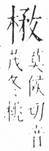 字彙 卷六．木部．頁44．右