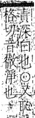 字彙 卷八．白部．頁46．左