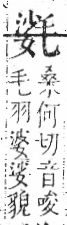 字彙 卷六．毛部．頁83．右