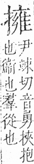 字彙 卷五．手部．頁61．右