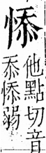 字彙 卷五．心部．頁12．左