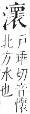 字彙 卷七．水部．頁44．右