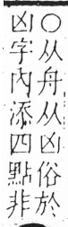 字彙 卷六．月部．頁19．右