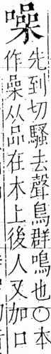 字彙 卷三．口部．頁28．左