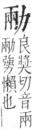 字彙 卷二．力部．頁70．左