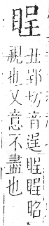 字彙 卷八．目部．頁59．右