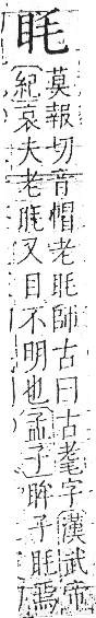 字彙 卷八．目部．頁55．左