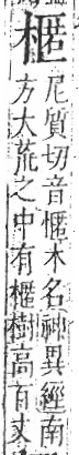 字彙 卷六．木部．頁50．右