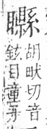 字彙 卷八．目部．頁67．右