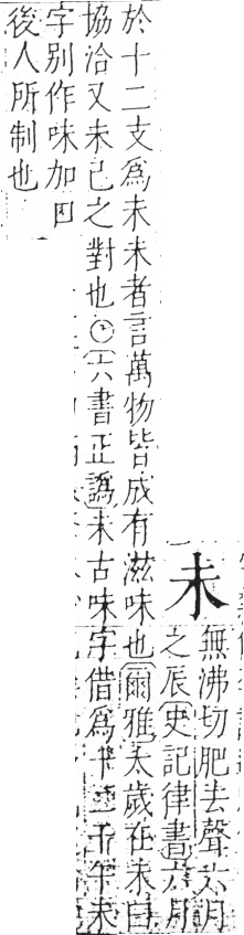 字彙 卷六．木部．頁20．右