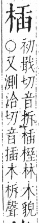 字彙 卷六．木部．頁42．左