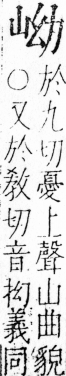 字彙 卷四．山部．頁29．右