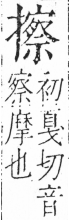 字彙 卷五．手部．頁63．右