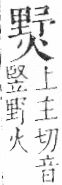 字彙 卷七．火部．頁58．右