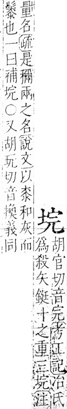 字彙 卷三．土部．頁42．右