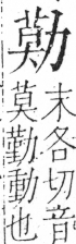 字彙 卷二．力部．頁71．左