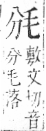 字彙 卷六．毛部．頁81．右