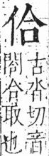 字彙 卷二．人部．頁24．右