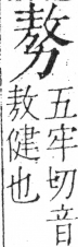 字彙 卷二．力部．頁71．左