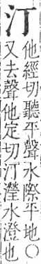 字彙 卷七．水部．頁1．左