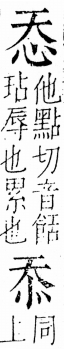 字彙 卷五．心部．頁2．左