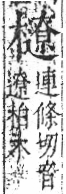 字彙 卷六．木部．頁61．右