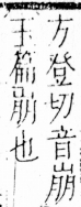 字彙 卷四．广部．頁62．左