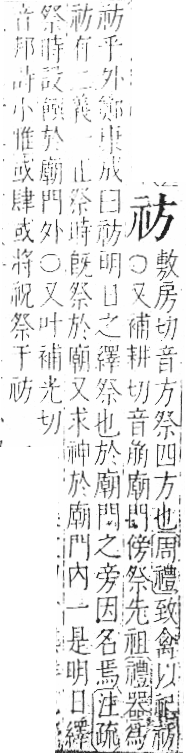 字彙 卷八．示部．頁84．右