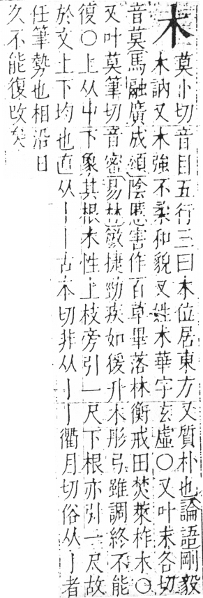 字彙 卷六．木部．頁19．左