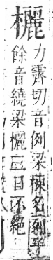 字彙 卷六．木部．頁63．右