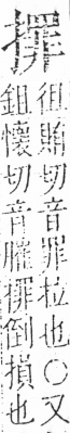 字彙 卷五．手部．頁61．右