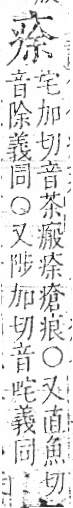 字彙 卷八．疒部．頁35．左